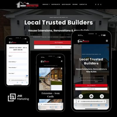 Under Construction Dorset Website - Website Creation