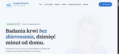 Website for a blood collection point - Creación de Sitios Web