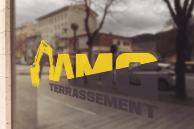 Logo AMG Terrassement - Identité Graphique