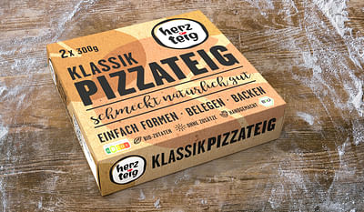 Verpackungsdesign, Logo, Food / Herzteig - Graphic Design