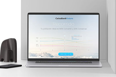 Diseño de interfaz para plataforma web Caixa Bank - Diseño Gráfico
