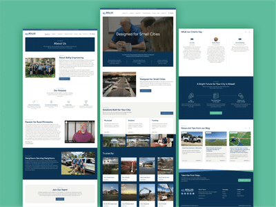 Website Redesign for Bollig Engineering - Creación de Sitios Web