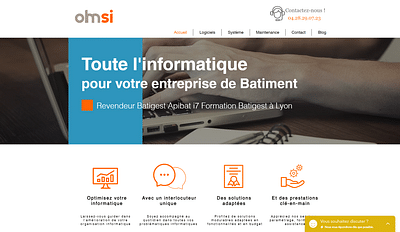 Site de Consulting Informatique - Webseitengestaltung