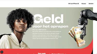 Campagne website Kiesmbotechniek - Website Creatie