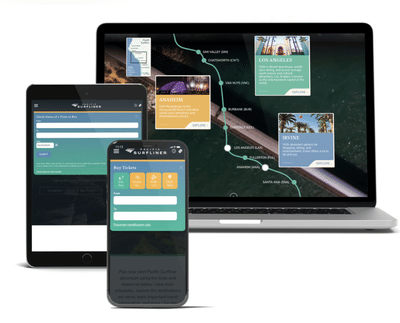 LOSSAN Pacific Surfliner - Website Creation