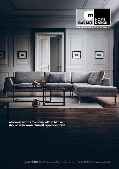 Garant Home Design Corporate Design, Kommunikation - Content-Strategie