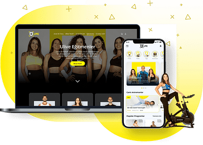 uLive - Fitness App & Website - Web Application