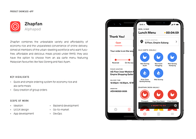 Zhapfan — Mobile Apps by Alphapod - Web Application