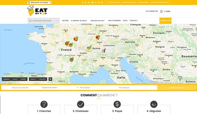 Création site web E-Commerce : Eat My Food - Création de site internet