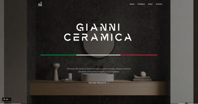 Gianni Ceramica Webdesign - Website Creation