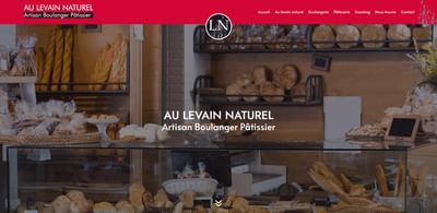 Au Levain Naturel - Site vitrine - SEO
