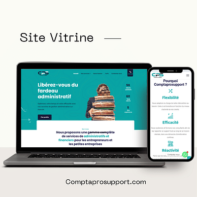 Développement d'un site vitrine Onepage - Création de site internet
