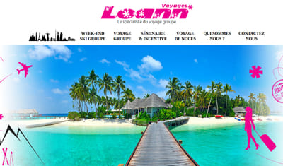 Création du site de l'agence de voyage Loan Voyage - Mobile App