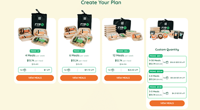 Fuel Your Body – Shopify E-commerce & Meal Delivery Website - Application web