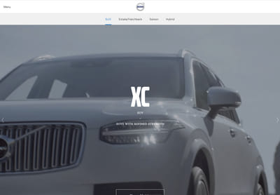 Car Configurator for Volvo UK - Web analytics/Big data