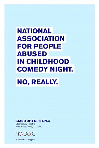 Childhood Abuse Comedy Night - Graphic Design