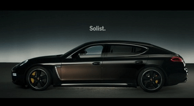 PORSCHE PANAMERA SOLIST - Producción vídeo