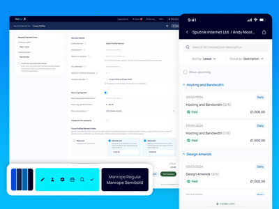 CreDec Payment Portal - Graphic Design
