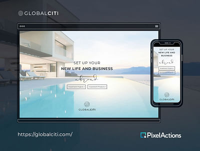 Web design & development for Global Citi - Website Creatie