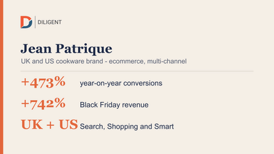Jean Patrique - UK cookware brand grown every year on Google Ads - Online Advertising