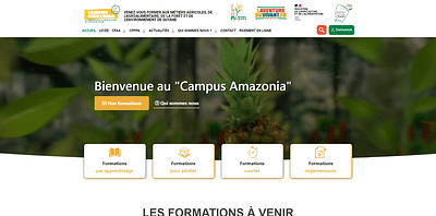Campus Amazonia - Website Creatie