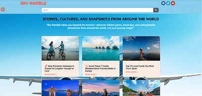 WordPress Travel Blog + SEO Pro - Webseitengestaltung