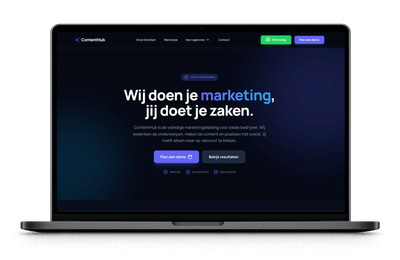 Marketingautomatisering met AI voor lokale ondernemers - Website Creatie