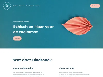Bladrand - Website Creatie