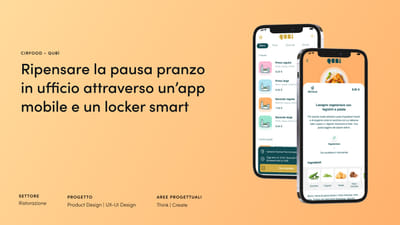Cirfood Qubì – L’innovazione digitale della ristorazione in azienda - Ergonomy (UX/UI)