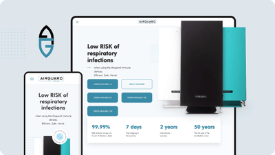 Airguard Health - IoT Data Visualization Hub - Creación de Sitios Web