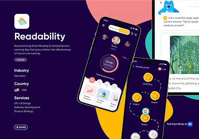 Award-winning educational app - Ergonomy (UX/UI)