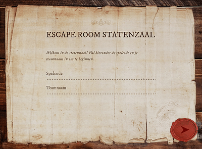 Escaperoom Statenzaal Overijssel - Website Creatie