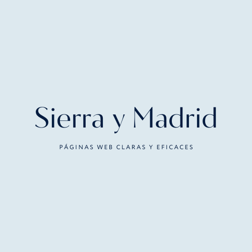 Sierra y Madrid · Diseño de páginas web claras y eficaces