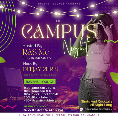 Campus Night Rave Edition - Graphic Design