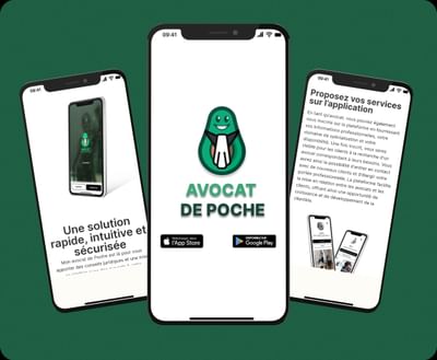 Application mobile-Avocat de Poche - Mobile App