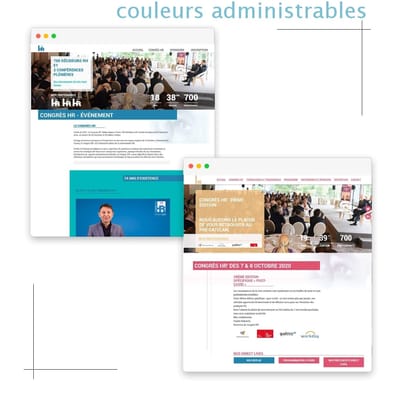 Refonte du site Congrès HR’ - Website Creatie