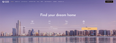 Website for Real Estate Company - Website Creation