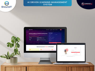 AI-Driven LMS - Redefining GenAI Education - Webseitengestaltung