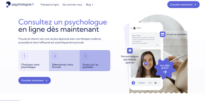 Psychologue.fr - Marketing