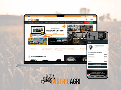 Distribagri, refonte plateforme de vente en ligne - Développement de Logiciel