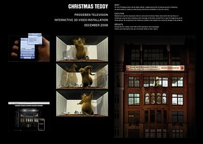 CHRISTMAS TEDDY - Advertising