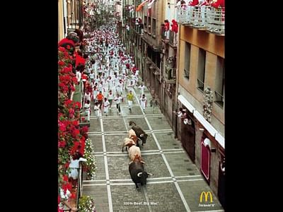 "Pamplona" - Werbung