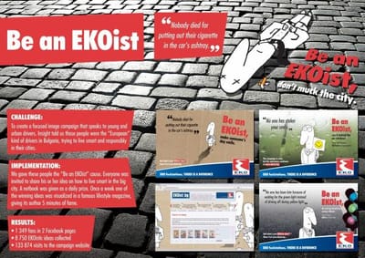 BE AN EKOIST - Publicité