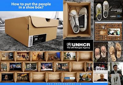 PUT YOURSELF IN A REFUGEE´S SHOES - Reclame