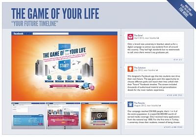 THE GAME OF YOUR LIFE [image] - Publicité