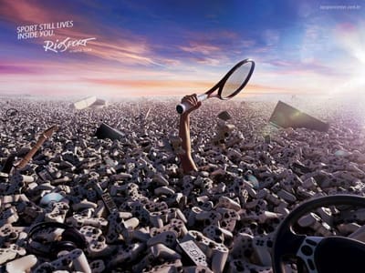 Tennis - Werbung
