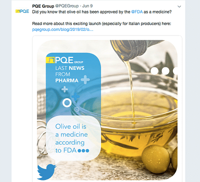 PQE Group Twitter Optimization and Ads - Social Media
