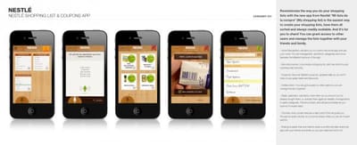 NESTLÉ SHOPPING LIST - Website Creation