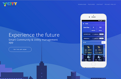 Ycity - Smart Community & Utility Management App - Web Application