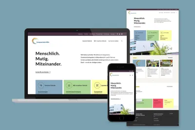 Europaschule Köln — Gesamtschule - Website Creatie